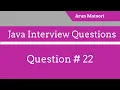 Java Interview Questions - When do we get ArrayIndexOutOfBoundsException