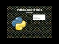 Python Zero to Hero Introduction