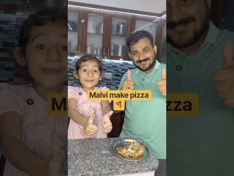 Malvi ne banaya roti pizza π π #shorts #viral #cooking