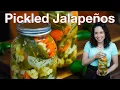 DELICIOUS Pickled Jalapenos Jalapenos en escabeche Mexican Food Villa Cocina