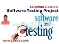 Selenium 44 Software Testing Project-1
