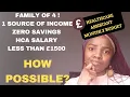 SURVIVING ON HCA SALARY AS ONLY SOURCE OF INCOME A FAMILY OF 4 WITH NO SAVINGS COST OF LIVING IN UK