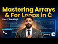36 Mastering Arrays and For Loops in C C Programming Tutorial codingseekho