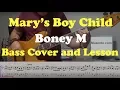 Download Lagu Mary's Boy Child - Boney M - Bass Cover and Lesson