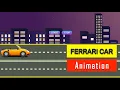 Ferrari Car Animation Using Pure HTML CSS JavaScript Running Car Animation JavaScript Project