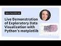 Complete Python Data Visualization Project Walkthrough with matplotlib and pandas