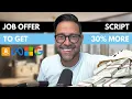 Salary Negotiation Script - Step-by-Step Template to Get 30 More Money