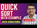DS - 29-Quick Sort Algorithm Step-by-Step Explanation with Example DSA using C