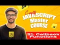 What is CallBack function Callback Hell in Javascript Javascript Master Course in
