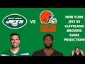 New York Jets VS Cleveland Browns game prediction