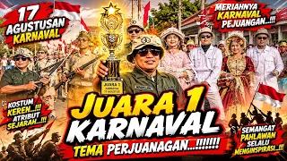 KARNAVAL JUARA 1.!!!!!!! Tema perjuangan RT 05#arekbudoyo 