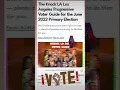 Los Angeles Progressive Voter Guide