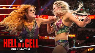 full match charlotte flair vs becky lynch smackdown womens title match wwe hell in a cell 2018