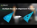 How to Align Multiple 3D Scans CrealityScan 4 Tutorial