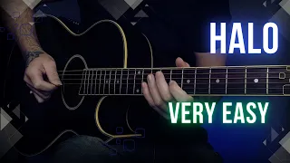 Halo - Beyonce Guitar Lesson Tutorial with and