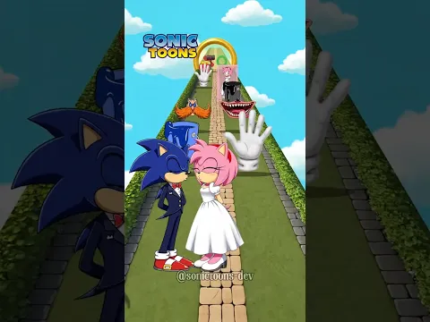 Sonic vs Amy Rose New Save Run Color Challenge #sonic #sonicthehedgehog