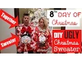 DIY Easy Ugly Christmas Sweaters TOGETHER Sweater 8th Day of Christmas