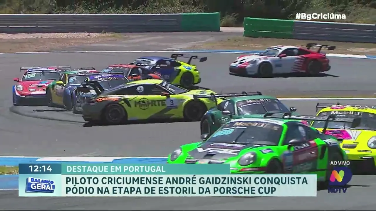 Destaque no Estoril: André Gaidzinski, de Criciúma, conquista pódio em Portugal