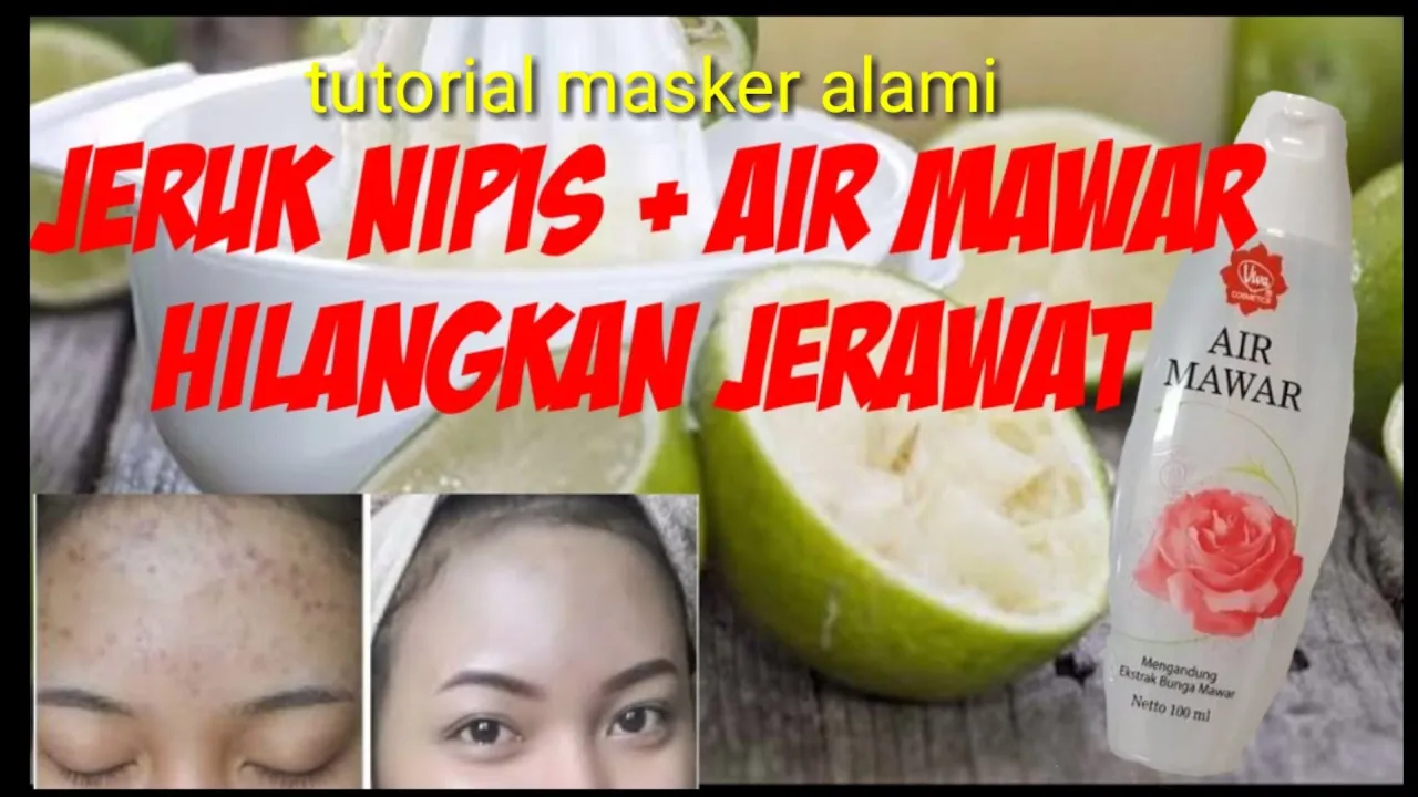 
          
          
          
            
            Tutorial Masker jeruk nipis + air mawar untuk hilangkan jerawat
          
        . 