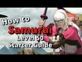 FFXIV 6 28 Samurai Level 50 Starter Guide New to the job Start here