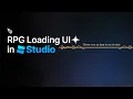 How To Make An RPG Loading Screen UI In Roblox Studio