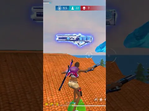 Bot ke atap pake senjata air freefire terbaru #shorts