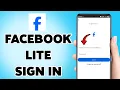Facebook Lite Sign In How To Login To Facebook Lite Account 2026 Facebook Lite App - Full Guide