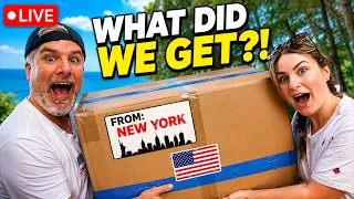Our LAST LIVE From America… Then THIS Arrived! 📦
