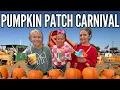 Our EPIC Night at the Pumpkin Patch 2025! | Carnival Rides, Games, Treats \u0026 Fall Family Fun!