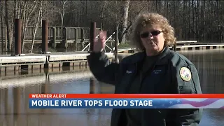 Mobile River Tensaw-Delta tops flood stage - NBC 15 News WPMI