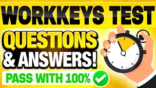 WORKKEYS STYLE ASSESSMENT TEST QUESTIONS AND ANSWERS How to Pass the WorkKeys Test with 100