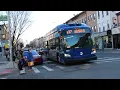 MTA NYCT 2017 NFI XN40 CNG on the B37 to Atlantic-Barclays aprchng 3 Ridge Av