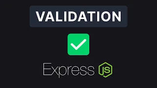 Express JS - Validation
