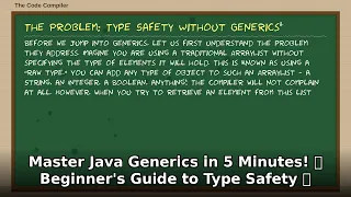 Master Java Generics in 5 Mins Beginner s Guide to Type Safety Java Programming Tutorial