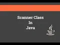 Java Tutorials for Beginners Scanner Class in Java Chapter Core Java WhyNotJava