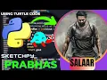Prabhas Salaar Using Python Sketchpy Code Python Programming Hub