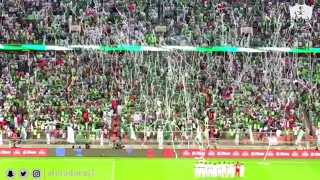 نشيد الأهلي في مباراة التعاون تصوير أ خالد بن عفيف عضو شرف النادي الأهلي 