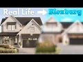 Building a Real Life House in BLOXBURG Roblox