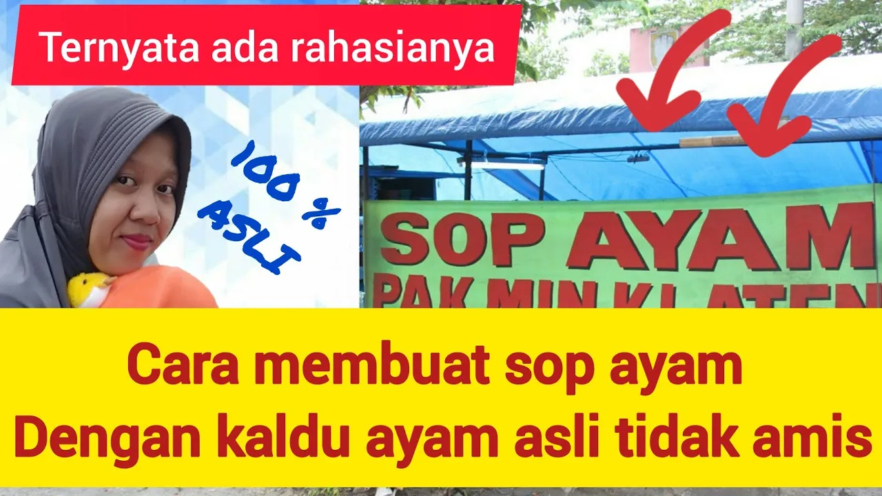 SOP AYAM PAK UN KLATEN !! CABANGNYA BANYAK #bikin sendiri yuk