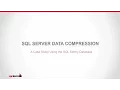 SQL Server Data Compression with SQL Sentry