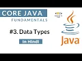 Data Types Core Java In Hindi