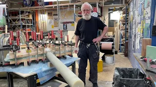 10 Nov 2022  Port side of rudder also done. Much better work having learnt from yestreday, progress.