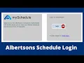 Albertsons Schedule Login Schedule Safeway Login 2023
