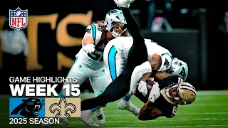 Carolina Panthers vs New Orleans Saints Game Highlights 2025 NFL Season Week 15