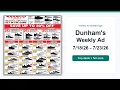 Dunham s Weekly Ad 26 - 26 Top 10 Deals