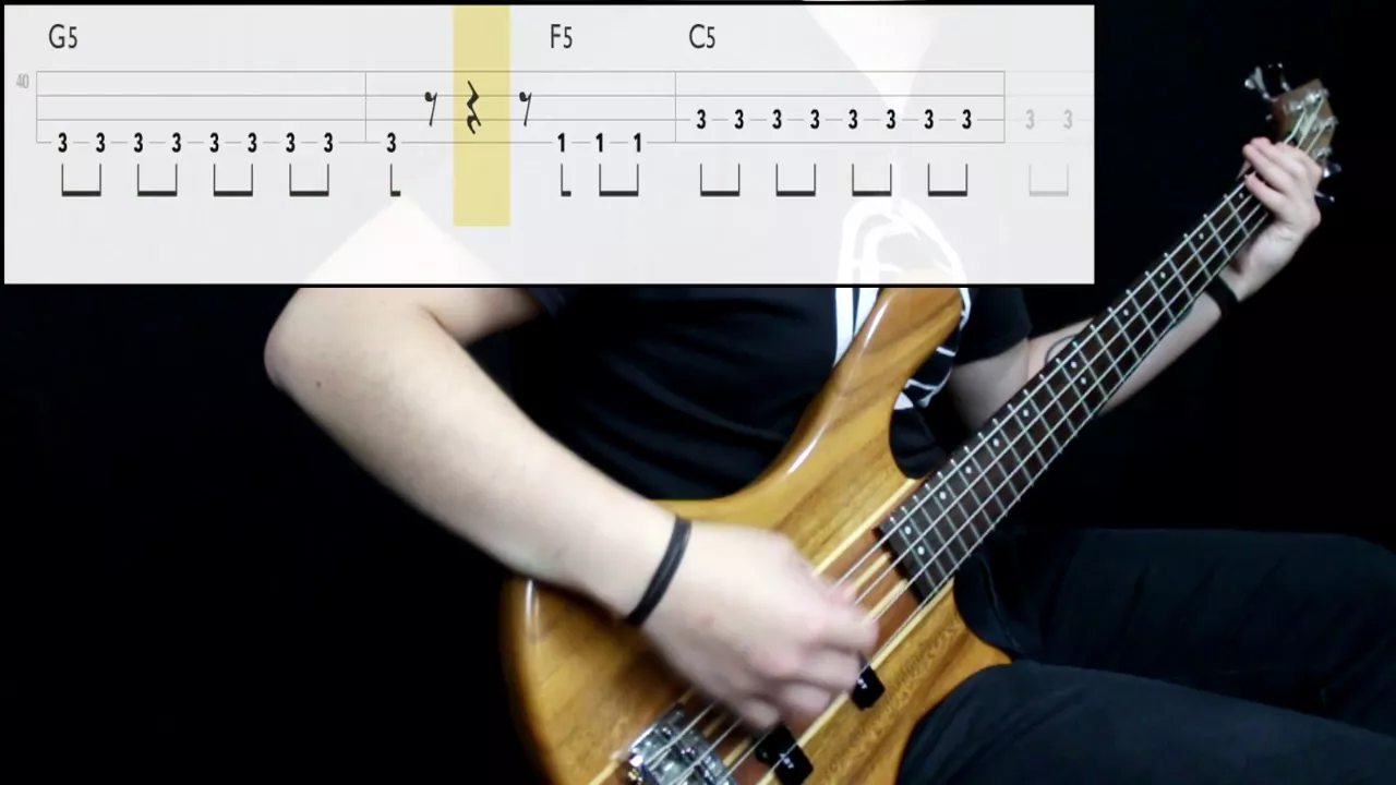 Blink-182 - All The Small Things (Bass Cover) (Play Along Tabs In Video)