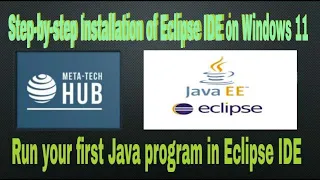 How to Install Eclipse IDE on Windows 11 Run your first Java Program