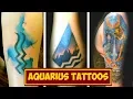 Zodiac Signs Tattoos Aquarius