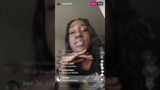Notorious Big Daughter T yanna Wallace INSTAGRAM live high asf