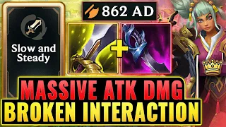 Slow and Steady Bug OP Crit Combo on Zeri Insane AD League Arena Gameplay